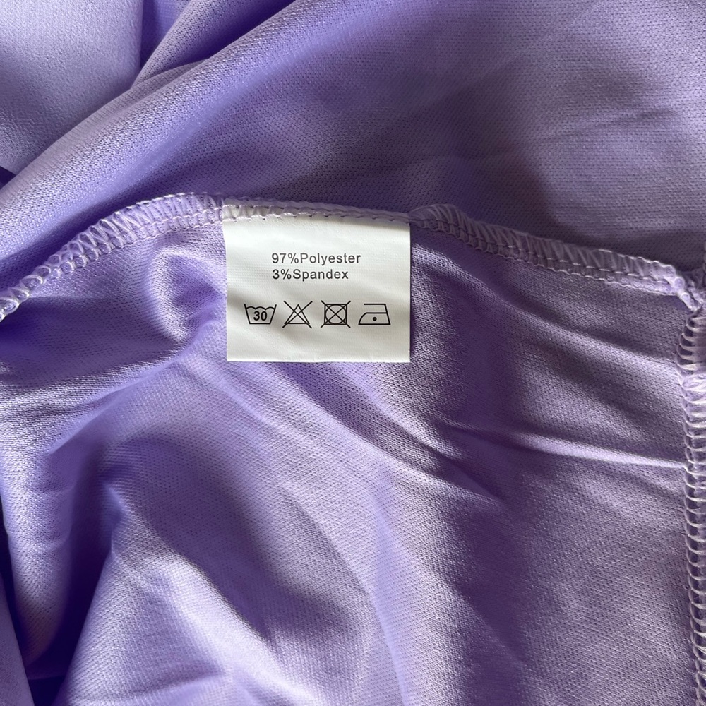 Acevog Relaxed Purple Blouse with Flowing Sleeves - Picture 9 of 12